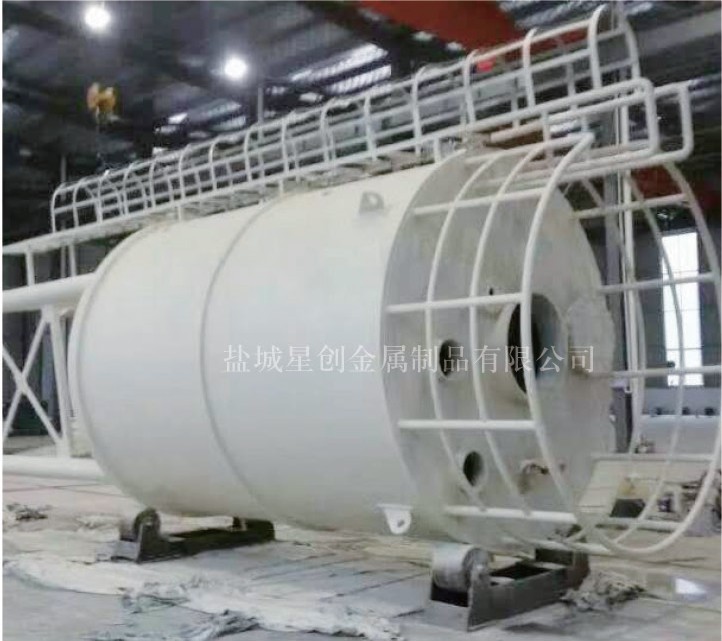 為上海某輸送公司供應的一臺套料倉